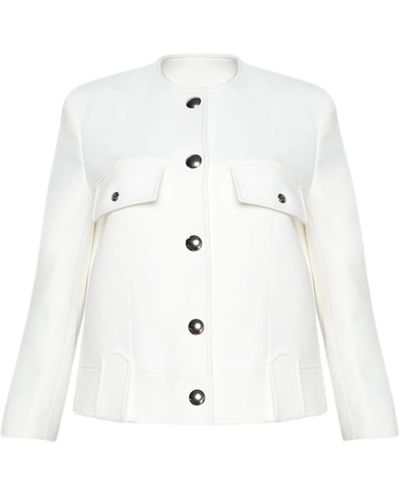 Khaite Gesso laybin giacca - Bianco
