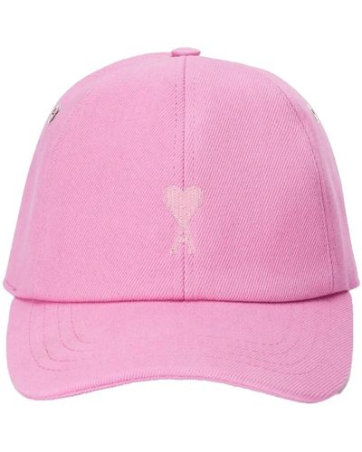 Ami Paris Accessories > hats > caps - Rose