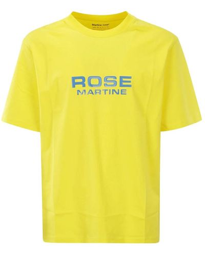 Martine Rose T-Shirts - Yellow