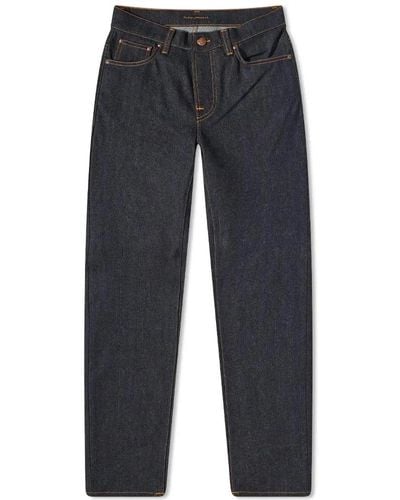 Nudie Jeans Jeans Grim Tim Dry True Navy L32 - Blue
