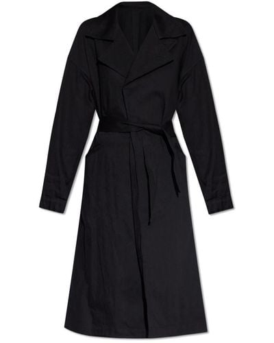 Y-3 Coats > belted coats - Noir