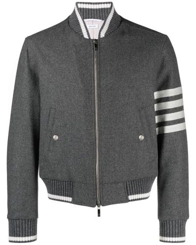 Thom Browne Bomber Jackets - Gray