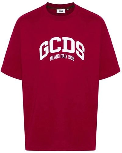 Gcds Tops > t-shirts - Rouge