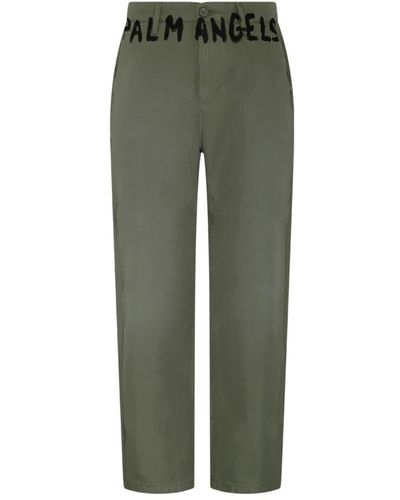 Palm Angels Chinos - Green
