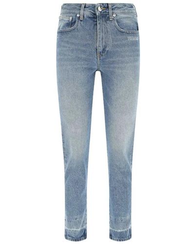 Off-White c/o Virgil Abloh Jeans skinny - Bleu