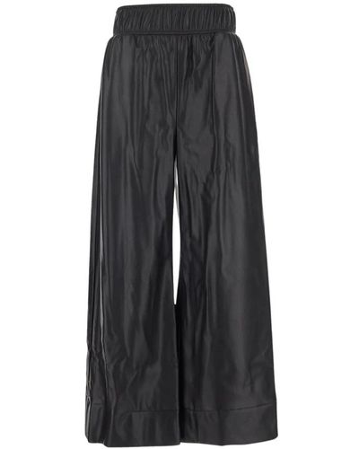 OMBRA MILANO Trousers > wide trousers - Gris