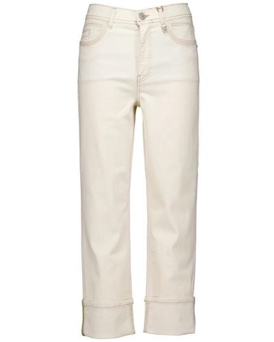 Mos Mosh Cropped Jeans - Natural