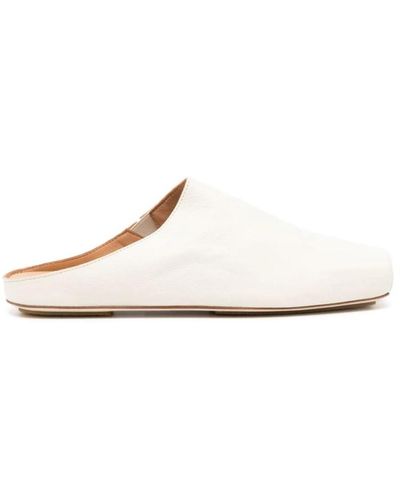 Uma Wang Shoes > flats > mules - Blanc