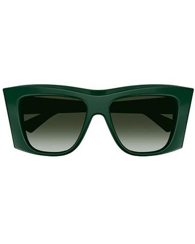 Bottega Veneta Grüne sonnenbrille für frauen