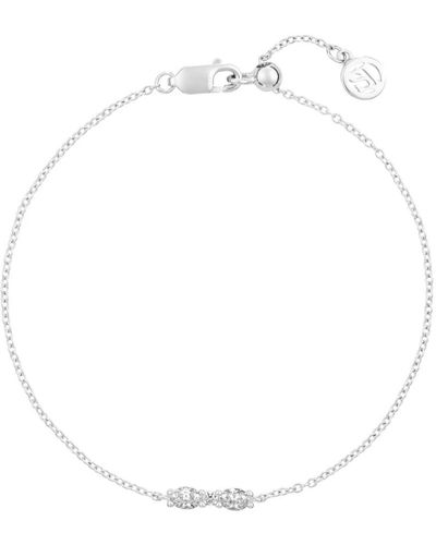 Sif Jakobs Jewellery Oval armband aus 925 sterlingsilber mit weißen zirkonen