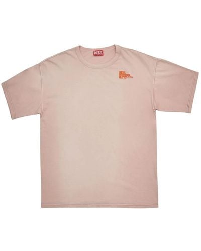 DIESEL T-Shirts - Pink