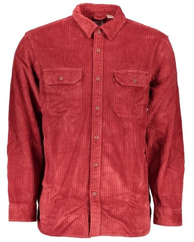 Levi's Casual Shirts - Red