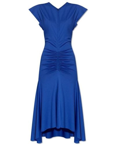Victoria Beckham Midi Dresses - Blue