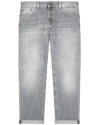 Dondup Cropped Jeans - Grey