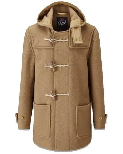 Gloverall Mid monty duffle coat camel-xs - Natur