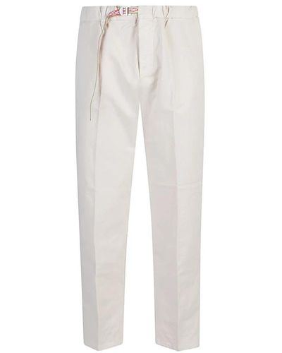 White Sand Cropped trousers - Blanco
