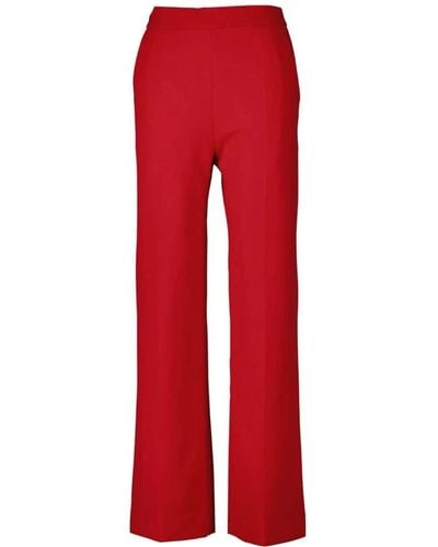 Ana Alcazar Wide Trousers - Rot