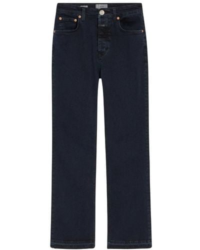 Closed Bequeme jeans mit gürtelschlaufen und reißverschluss - Blau
