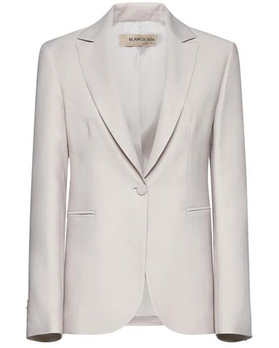 Blanca Vita Jacken für einen stilvollen look - Grau