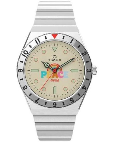 Timex Coca-cola unity collection orologio in acciaio inossidabile - Bianco