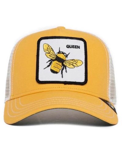 Goorin Bros Gelbe queen bee caps - summender stil - Mettallic