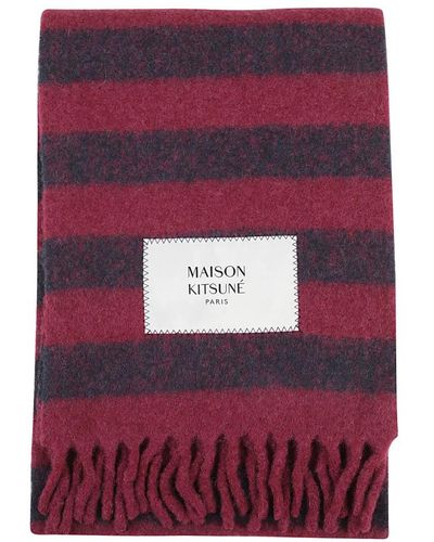 Maison Kitsuné Accessories > scarves > winter scarves - Violet