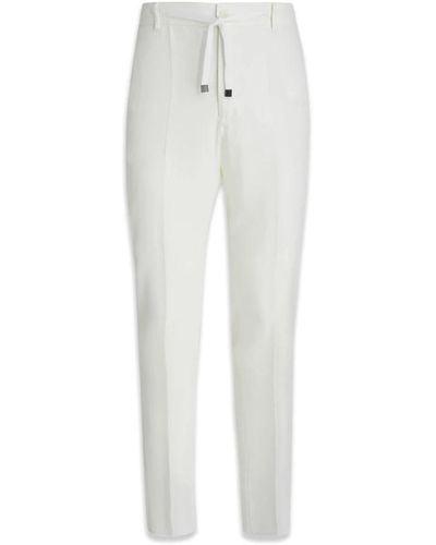 Brian Dales Trousers > suit trousers - Blanc