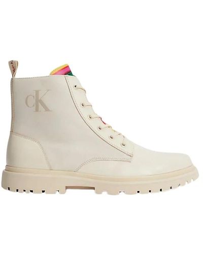 Calvin Klein Shoes > boots > lace-up boots - Neutre