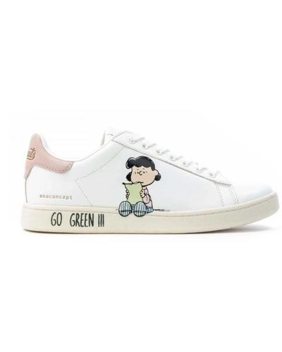 MOA Moaconcept Mpn03 Sneakers Peanuts Pink Woman Leone Shoes - Weiß
