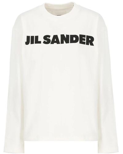 Jil Sander Sweatshirts - White