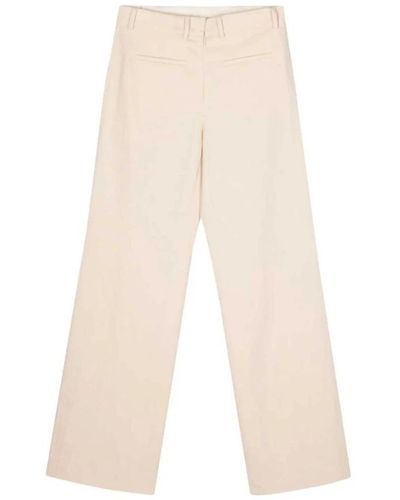 N°21 Wide Trousers - Natural