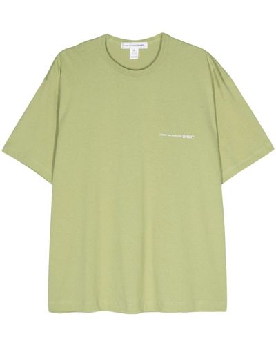 Comme des Garçons Khaki strick t-shirt für männer,t-shirts - Grün