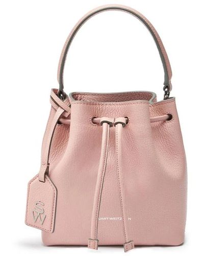 Stuart Weitzman Bags,mini eimer tasche mit erhöhten details - Pink