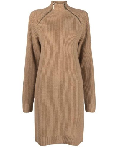 Michael Kors Knitted Dresses - Natural