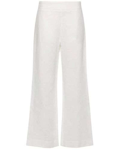 Ermanno Scervino Wide trousers - Weiß