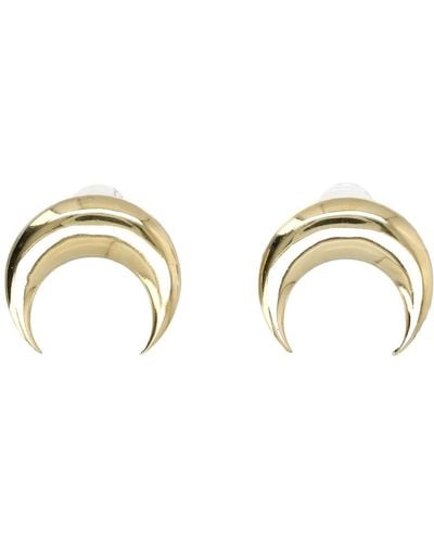 Marine Serre Earrings - Metallic