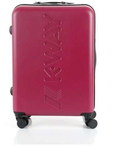 K-Way K-air leichter koffer - Pink