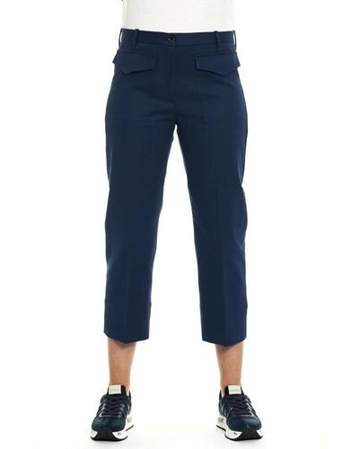 Nine:inthe:morning Trousers > cropped trousers - Bleu