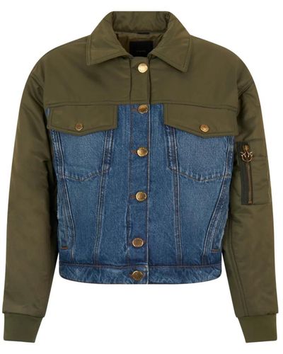 Pinko Jackets > denim jackets - Vert