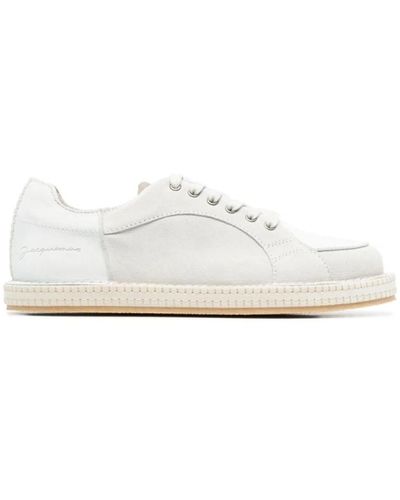 Jacquemus Suede Sneakers - Weiß