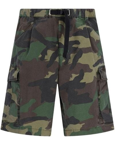 White Sand Cargo bermuda shorts mit camouflage-print - Grau