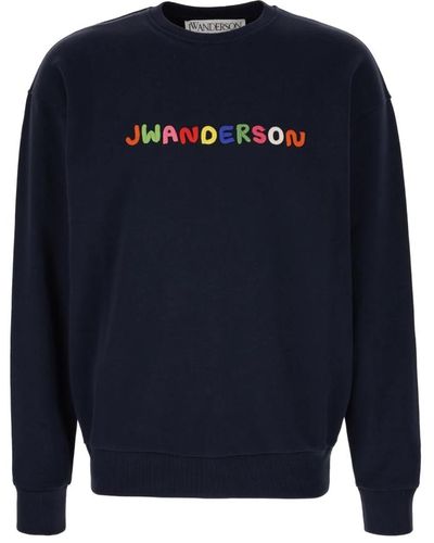 JW Anderson Stilvolle sweatshirt kollektion - Blau