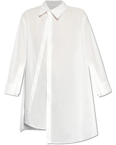 Y-3 Camicia di cotone - Bianco