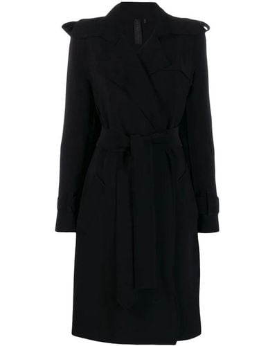 Norma Kamali Belted Coats - Black