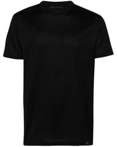 Low Brand Basic jersey t-shirt für männer - Schwarz