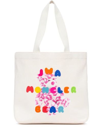Moncler Genius Jw Andersonmedium Shopping Bag - White