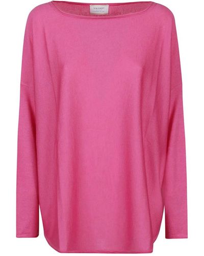 Snobby Sheep Round-Neck Knitwear - Pink