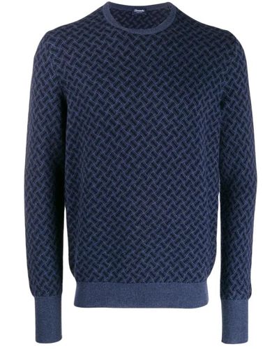 Drumohr Round-neck knitwear - Blau