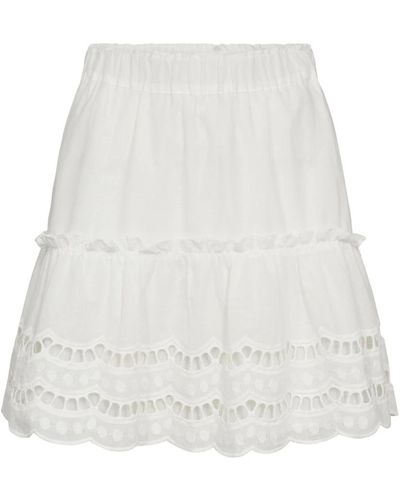 co'couture Short Skirts - White