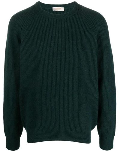 John Smedley Round-Neck Knitwear - Green